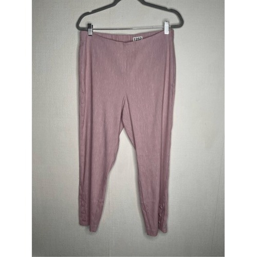 NWT J. Jill Linen Stretch Pockets Elastic Waist Pull On Pants Women M‎ Indonesia